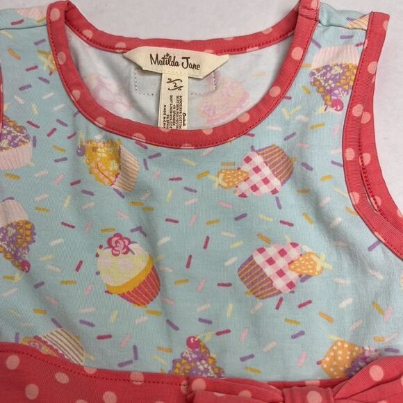 Matilda Jane let’s eat cake ruffle skirt dress size 2T EUC - Picture 7 of 13